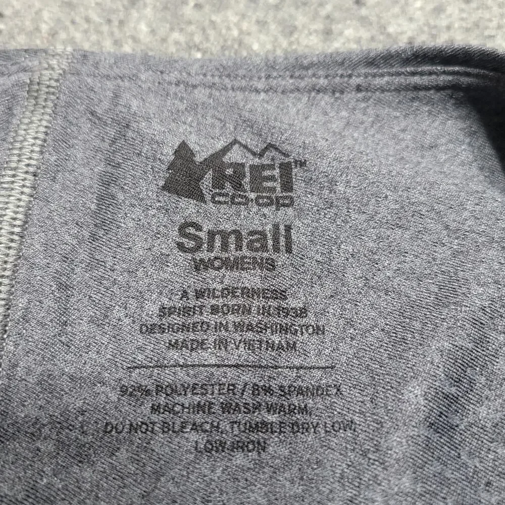 REI Coop Pants Womens Small Gray Take Your Time 7/8 Leggings Comfort Stretch